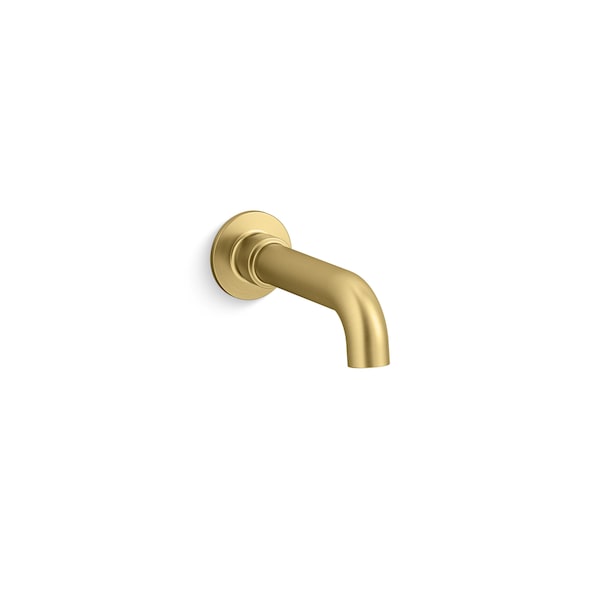 Kohler Wall-Mount Bath Spout in Vibrant Brushed Moderne Brass 35922-2MB - main
